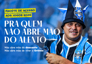 Grêmio lança modelo inédito de pacotes de ingressos