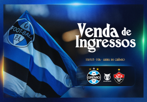 Venda de ingressos para Grêmio x Vitória inicia nesta terça-feira&nbsp;