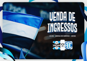 Copa do Brasil 2026 – Venda de ingressos para Grêmio x Confiança abre nesta sexta-feira &nbsp;