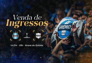 Copa Sul-Americana: Venda de ingressos para Grêmio x Deportivo Riestra inicia nesta quarta-feira