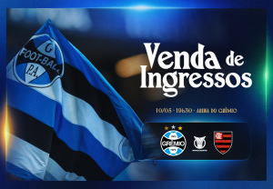 Com promoções para sócios, venda de ingressos para Grêmio x Flamengo inicia nesta quarta-feira&nbsp;