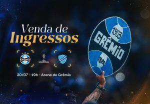 Conmebol Sul-Americana: venda de ingressos para Grêmio x Bolívar inicia nesta sexta